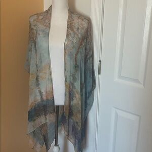 Soft Surroundings Pastel Silk Shawl